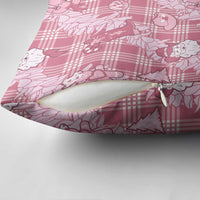 Pink Palaka Hawaii Cowboy Christmas Pillow Cover Paniolo Mix Maile Lei - Polynesian Pride