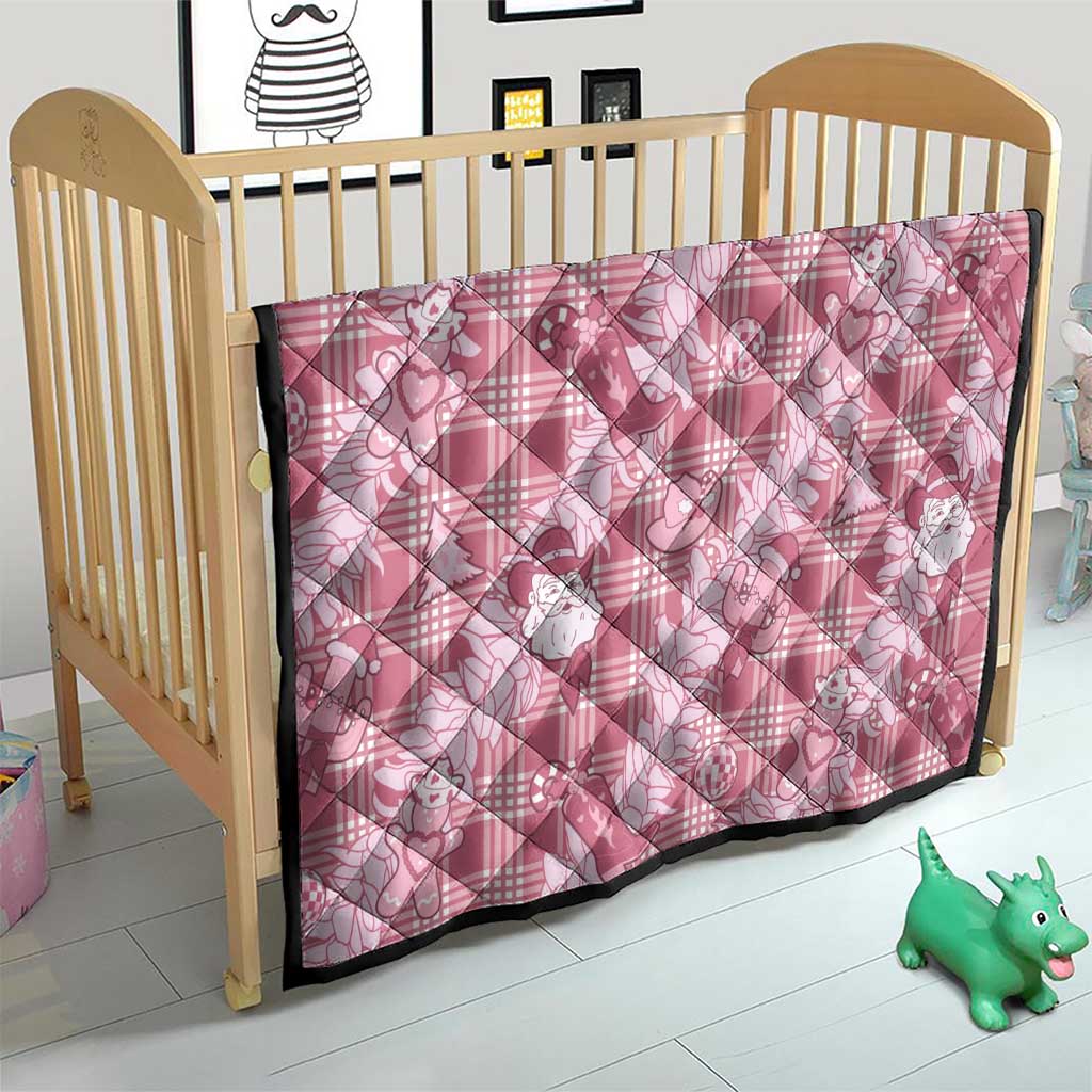 Pink Palaka Hawaii Cowboy Christmas Quilt Paniolo Mix Maile Lei - Polynesian Pride