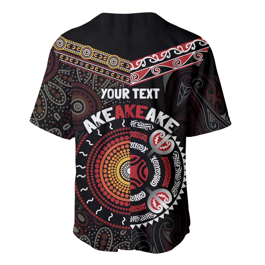 Aotearoa and Australia Indigenous Baseball Jersey Stand Together For Te Tiriti LT7 - Polynesian Pride