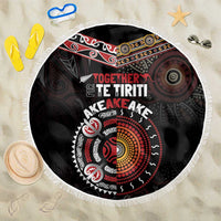 Aotearoa and Australia Indigenous Beach Blanket Stand Together For Te Tiriti