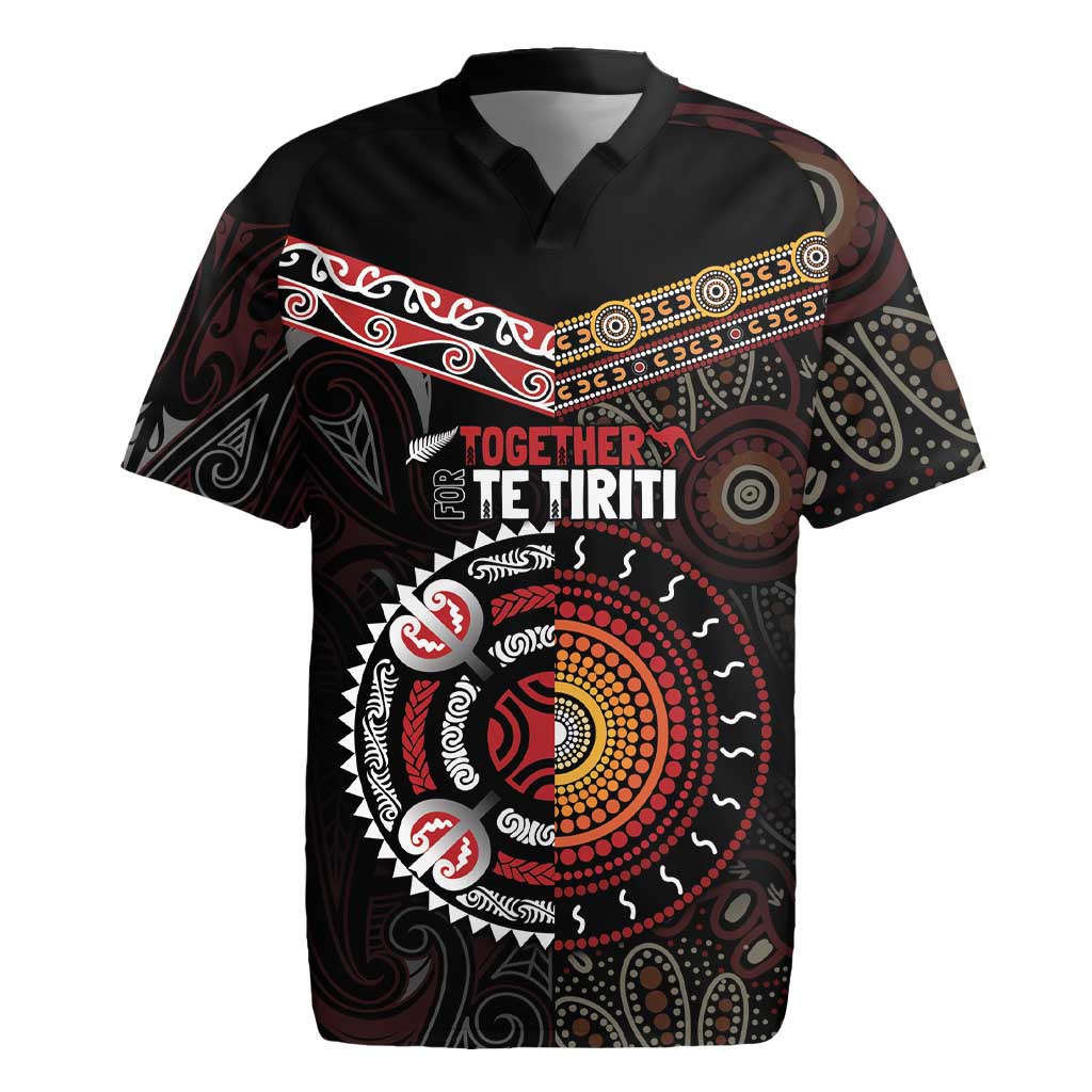 Aotearoa and Australia Indigenous Rugby Jersey Stand Together For Te Tiriti