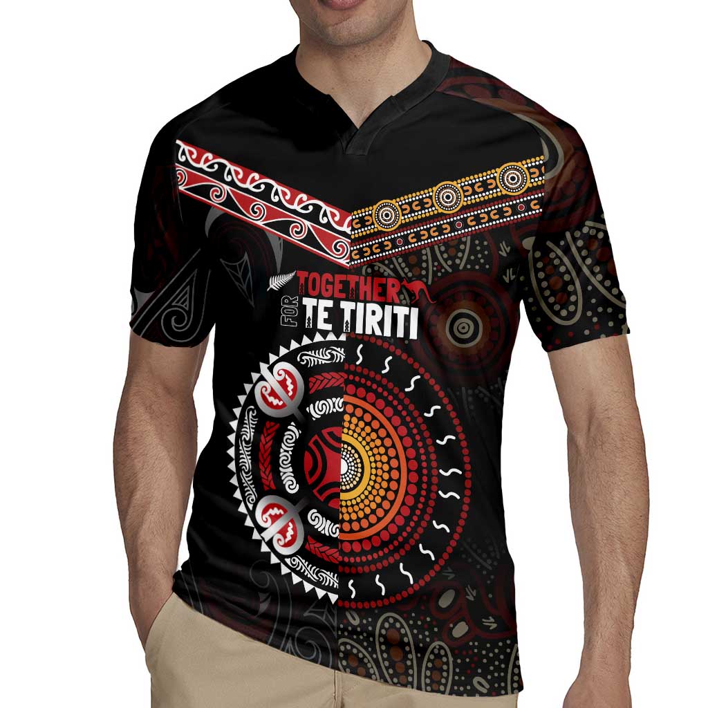 Aotearoa and Australia Indigenous Rugby Jersey Stand Together For Te Tiriti