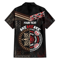 Aotearoa and Samoa Together For Te Tiriti Family Matching Puletasi and Hawaiian Shirt Kowhaiwhai Mix Siapo