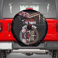Aotearoa and Samoa Together For Te Tiriti Spare Tire Cover Kowhaiwhai Mix Siapo LT7 - Polynesian Pride