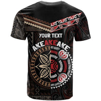 Aotearoa and Samoa Together For Te Tiriti T Shirt Kowhaiwhai Mix Siapo