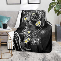 Polynesia Tribal Blanket Tentacles Plumeria