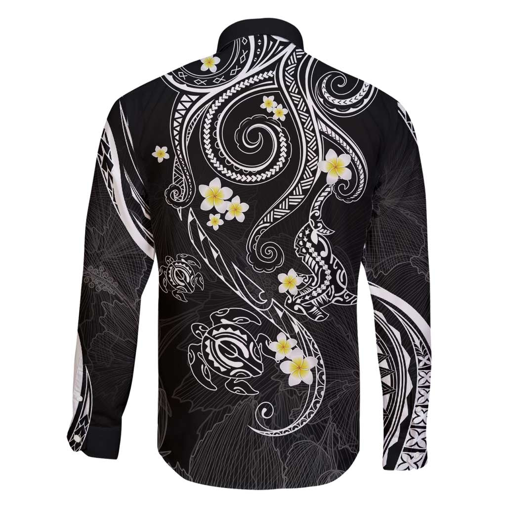 Polynesia Tribal Family Matching Puletasi and Hawaiian Shirt Tentacles Plumeria