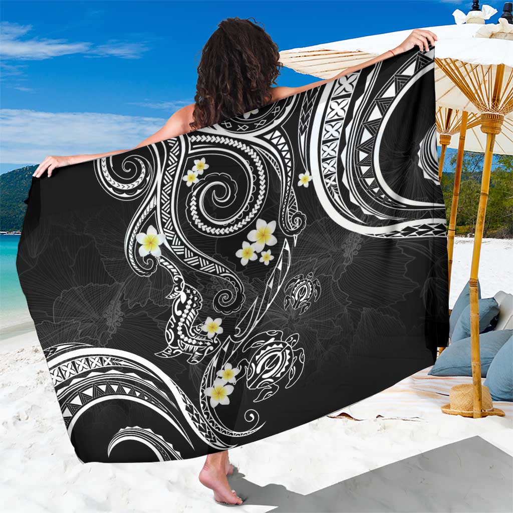 Polynesia Tribal Sarong Tentacles Plumeria