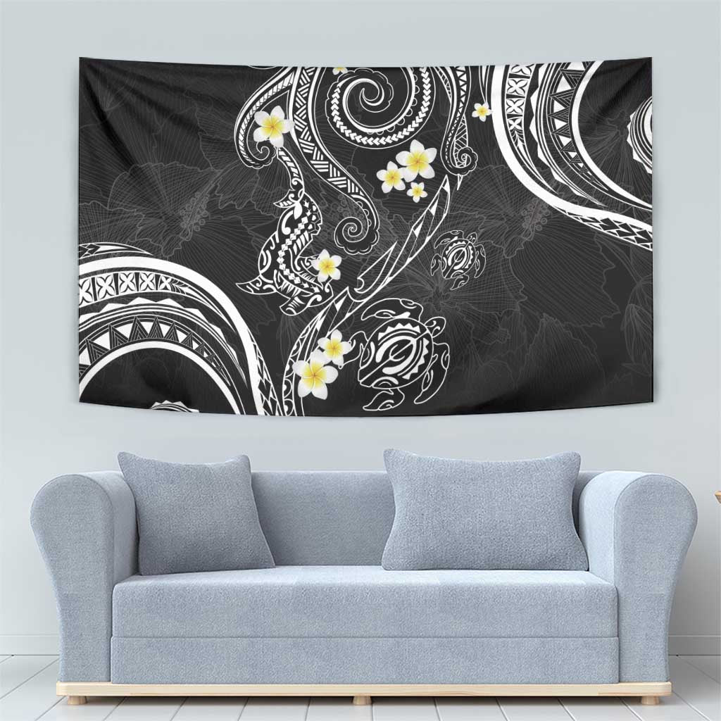 Polynesia Tribal Tapestry Tentacles Plumeria LT7 - Polynesian Pride
