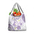 Polynesia Tribal Grocery Bag Lilac Plumeria Tentacles