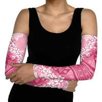 Bula Fiji Plumeria Tagimoucia Salusalu Pink Arm Sleeves Kaiviti Masi LT7 - Polynesian Pride