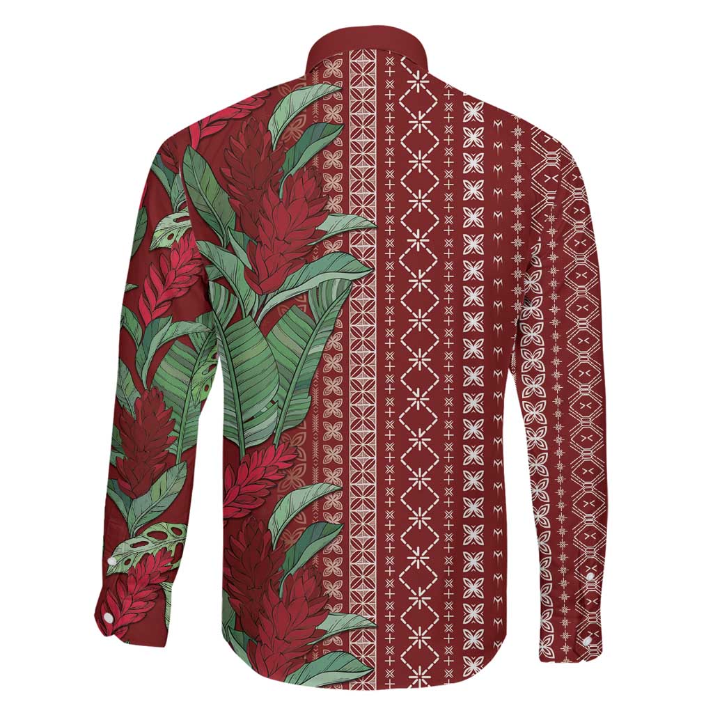 Women's Day Samoa Malu Tattoo Inspired Mix Teuila Family Matching Mermaid Dress and Hawaiian Shirt Scarlet