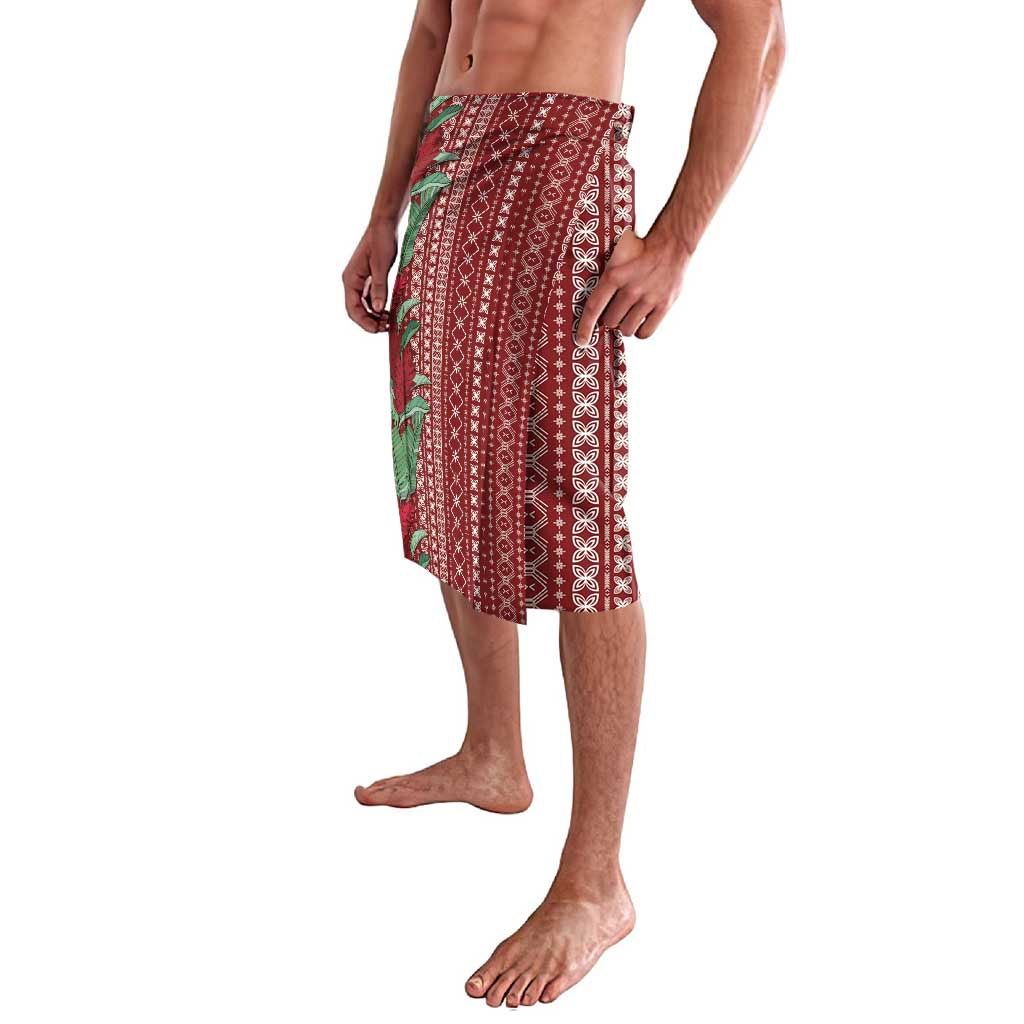 Women's Day Samoa Malu Tattoo Inspired Mix Teuila Lavalava Scarlet