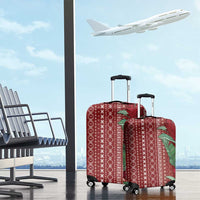 Women's Day Samoa Malu Tattoo Inspired Mix Teuila Luggage Cover Scarlet