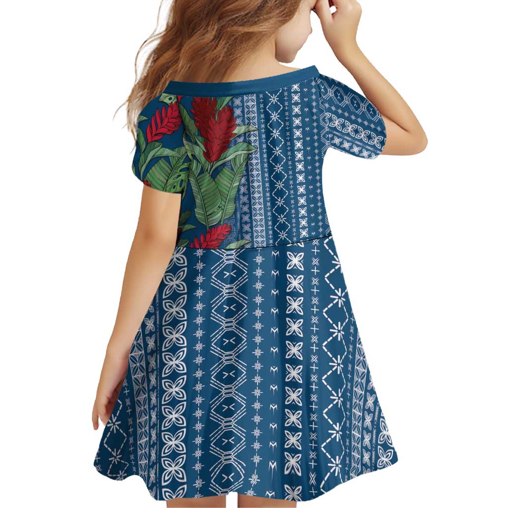 Women's Day Samoa Malu Tattoo Inspired Mix Teuila Family Matching Tank Maxi Dress and Hawaiian Shirt Royal Blue