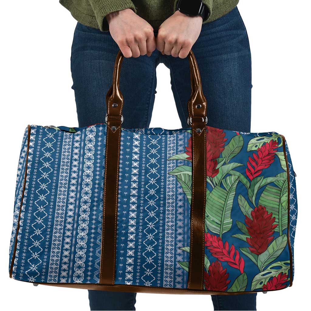 Women's Day Samoa Malu Tattoo Inspired Mix Teuila Travel Bag Royal Blue LT7 Royal Blue - Polynesian Pride