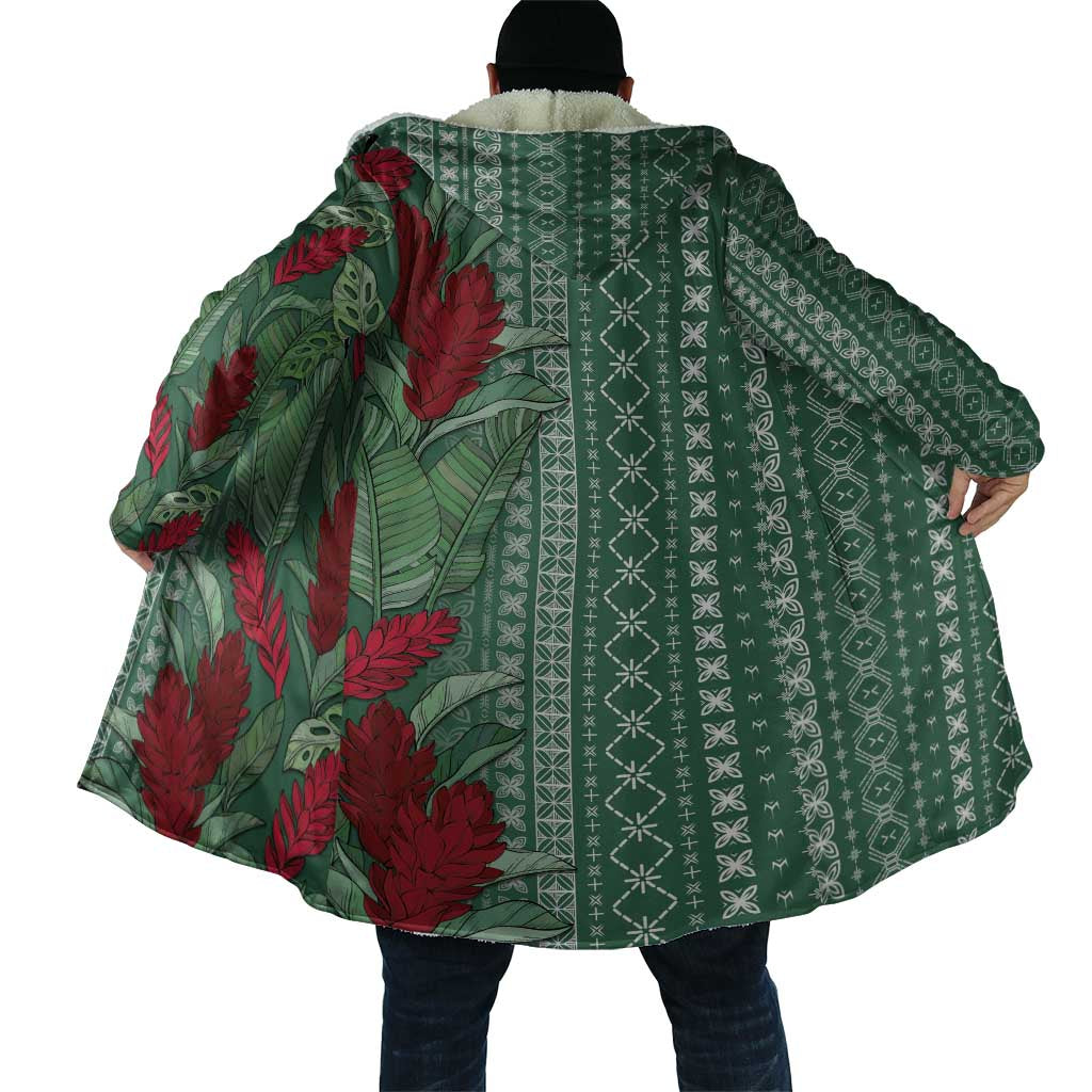 Women's Day Samoa Malu Tattoo Inspired Mix Teuila Cloak Sage Green