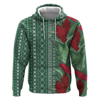 Women's Day Samoa Malu Tattoo Inspired Mix Teuila Hoodie Sage Green