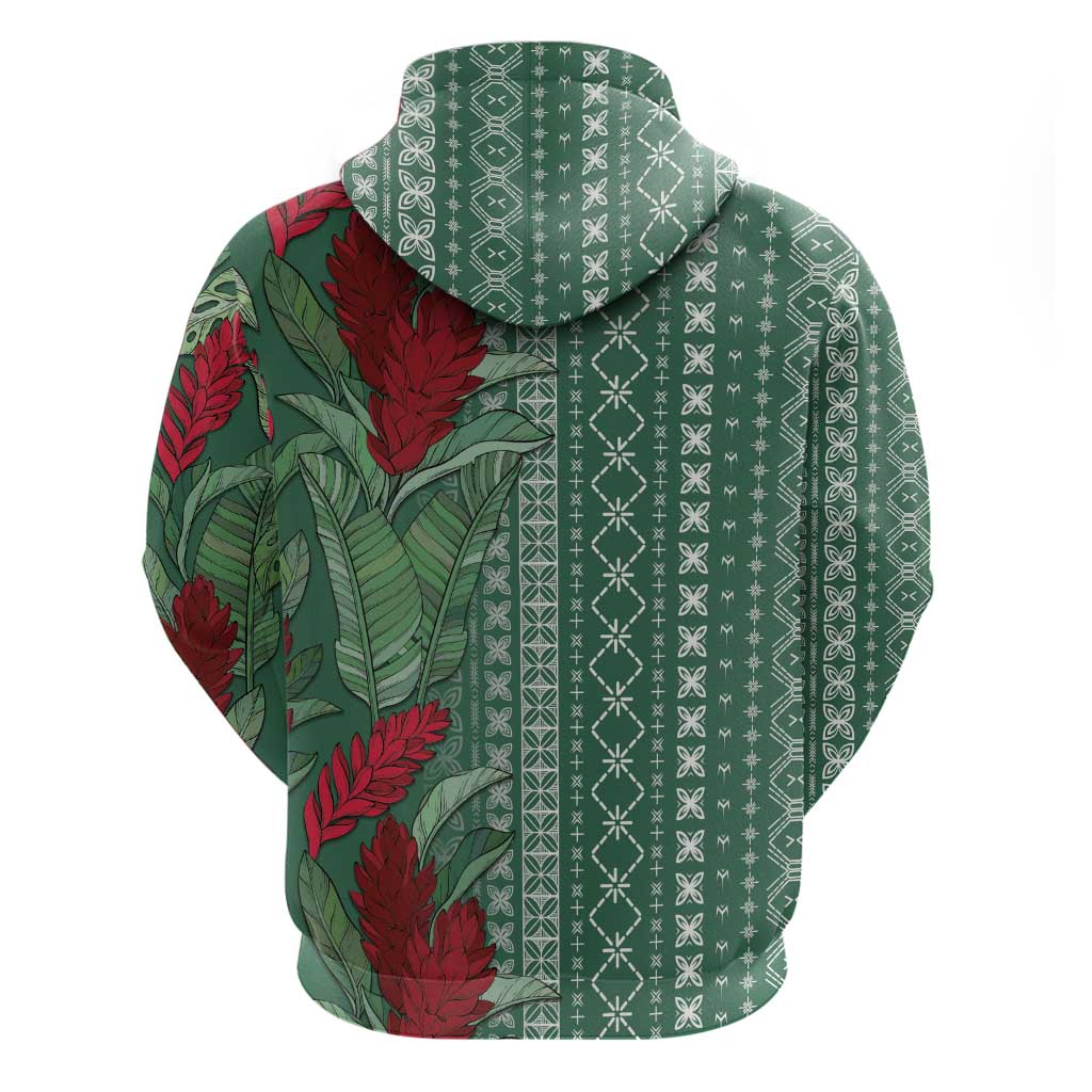 Women's Day Samoa Malu Tattoo Inspired Mix Teuila Hoodie Sage Green
