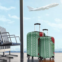 Women's Day Samoa Malu Tattoo Inspired Mix Teuila Luggage Cover Sage Green
