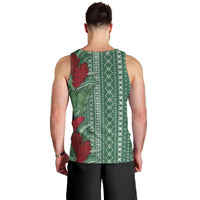Women's Day Samoa Malu Tattoo Inspired Mix Teuila Men Tank Top Sage Green LT7 - Polynesian Pride