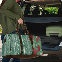 Women's Day Samoa Malu Tattoo Inspired Mix Teuila Travel Bag Sage Green