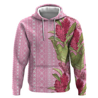 Women's Day Samoa Malu Tattoo Inspired Mix Teuila Hoodie Rose Pink LT7 Pullover Hoodie Rose Pink - Polynesian Pride