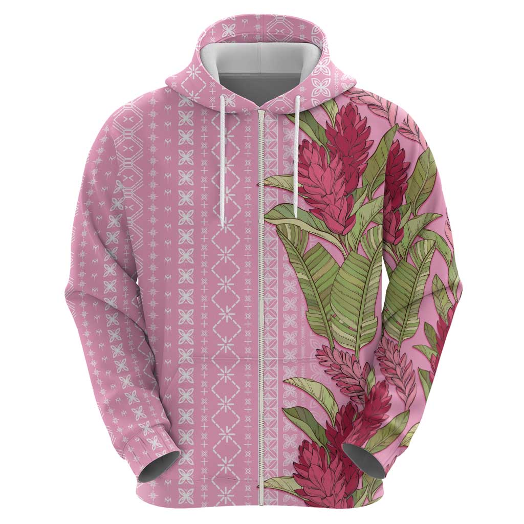 Women's Day Samoa Malu Tattoo Inspired Mix Teuila Hoodie Rose Pink LT7 - Polynesian Pride