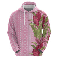 Women's Day Samoa Malu Tattoo Inspired Mix Teuila Hoodie Rose Pink LT7 - Polynesian Pride