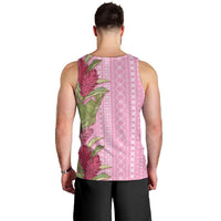 Women's Day Samoa Malu Tattoo Inspired Mix Teuila Men Tank Top Rose Pink LT7 - Polynesian Pride