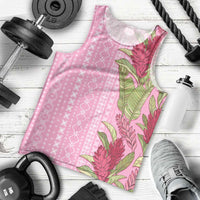 Women's Day Samoa Malu Tattoo Inspired Mix Teuila Men Tank Top Rose Pink LT7 - Polynesian Pride