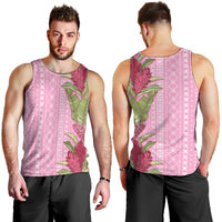 Women's Day Samoa Malu Tattoo Inspired Mix Teuila Men Tank Top Rose Pink LT7 - Polynesian Pride