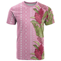 Women's Day Samoa Malu Tattoo Inspired Mix Teuila T Shirt Rose Pink LT7 Rose Pink - Polynesian Pride