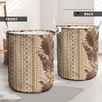 Women's Day Samoa Malu Tattoo Inspired Mix Teuila Laundry Basket Vintage Tapa LT7 - Polynesian Pride