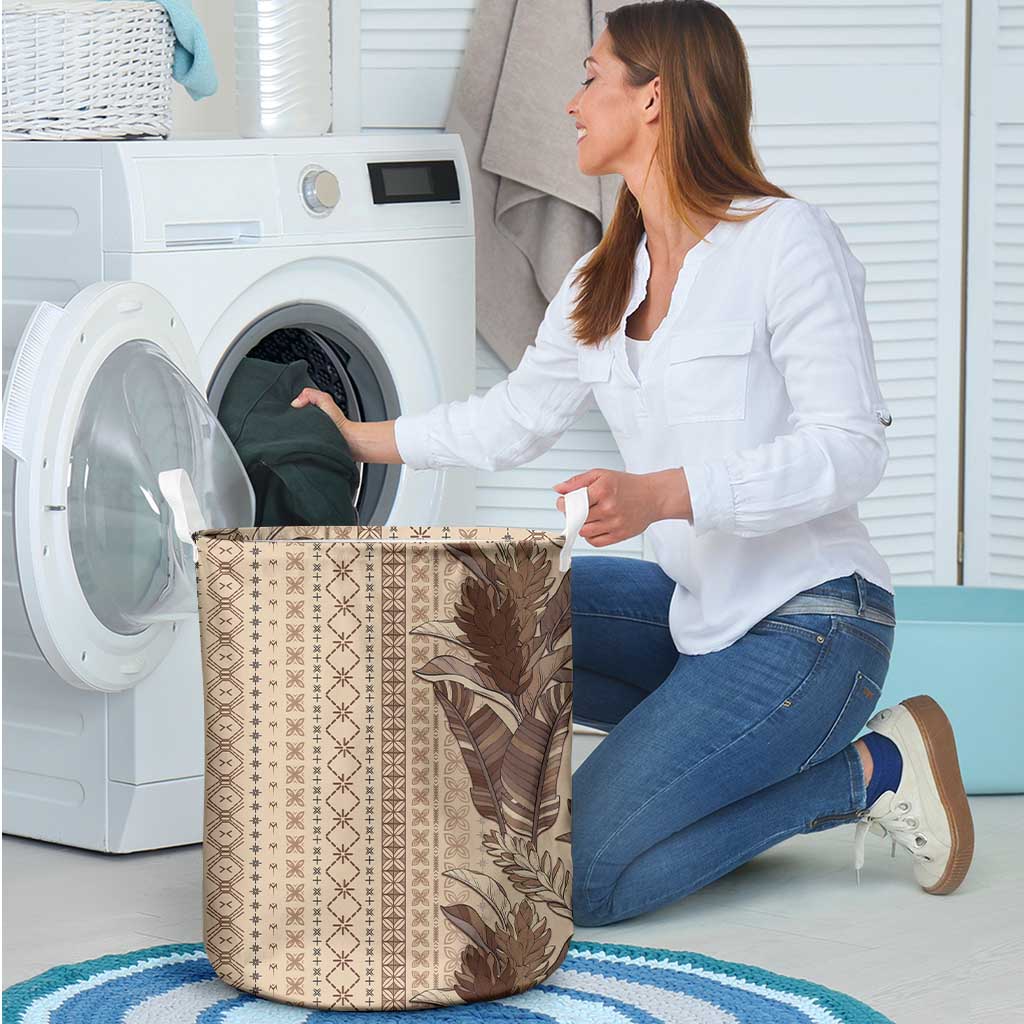 Women's Day Samoa Malu Tattoo Inspired Mix Teuila Laundry Basket Vintage Tapa LT7 - Polynesian Pride