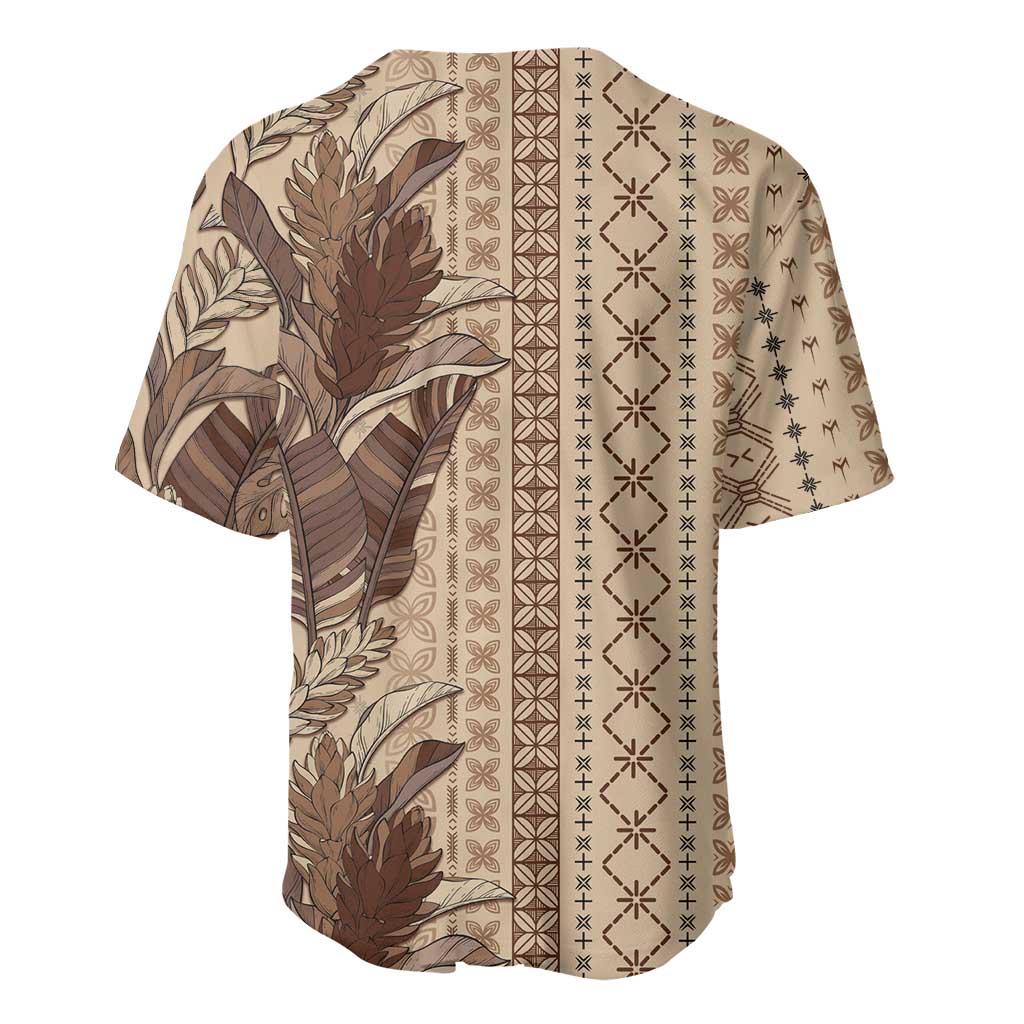 Women's Day Samoa Malu Tattoo Inspired Mix Teuila Baseball Jersey Vintage Tapa
