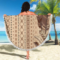 Women's Day Samoa Malu Tattoo Inspired Mix Teuila Beach Blanket Vintage Tapa