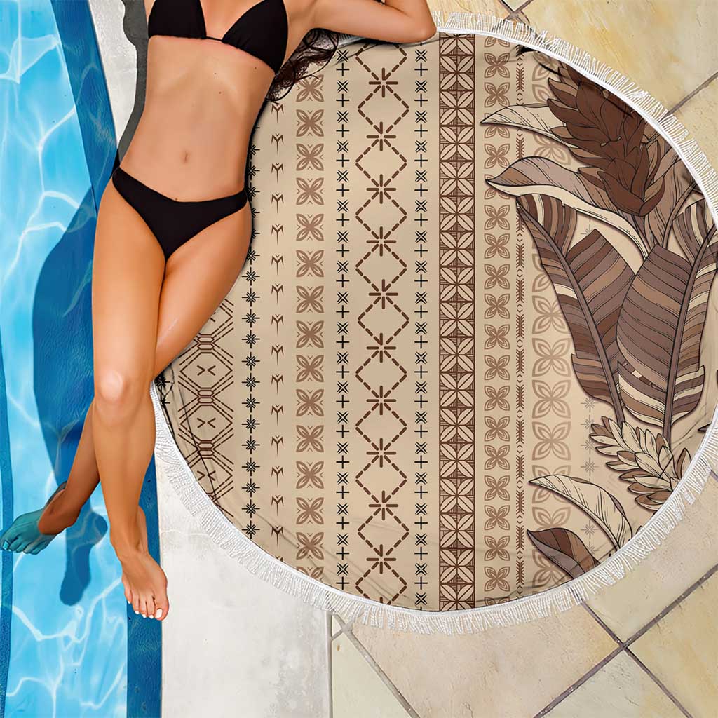 Women's Day Samoa Malu Tattoo Inspired Mix Teuila Beach Blanket Vintage Tapa