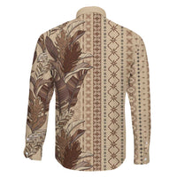 Women's Day Samoa Malu Tattoo Inspired Mix Teuila Family Matching Off The Shoulder Long Sleeve Dress and Hawaiian Shirt Vintage Tapa LT7 - Polynesian Pride