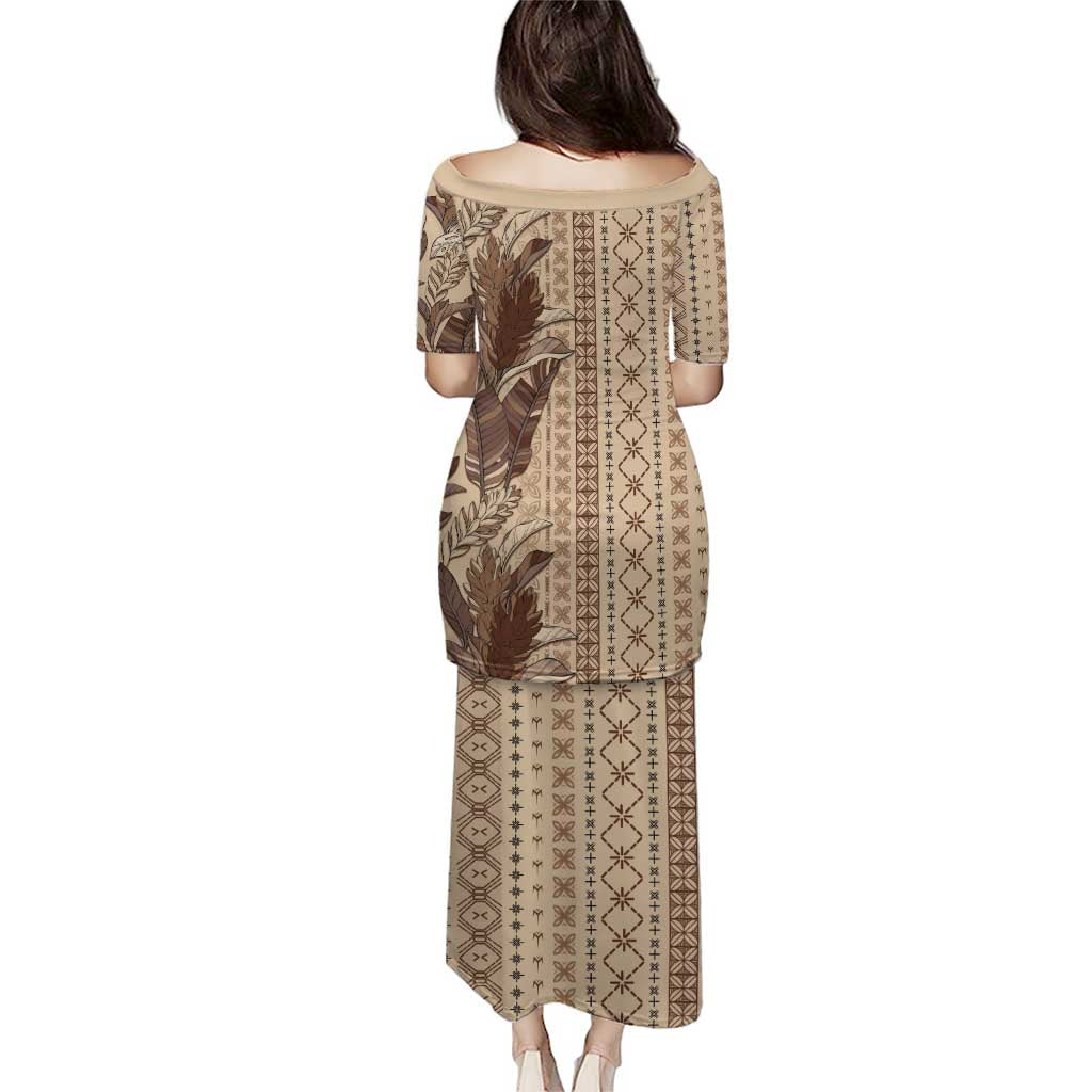 Women's Day Samoa Malu Tattoo Inspired Mix Teuila Family Matching Puletasi and Hawaiian Shirt Vintage Tapa