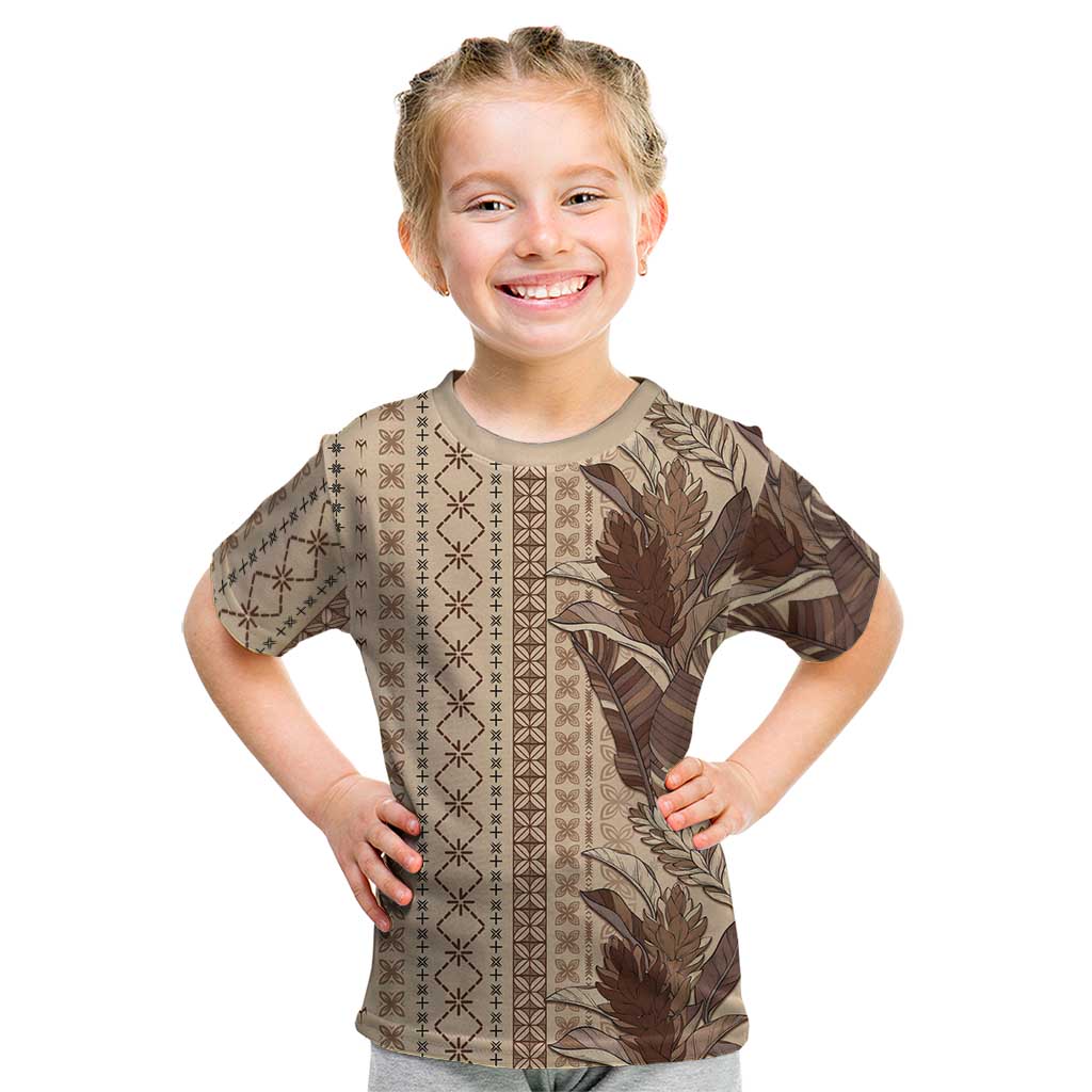Women's Day Samoa Malu Tattoo Inspired Mix Teuila Kid T Shirt Vintage Tapa