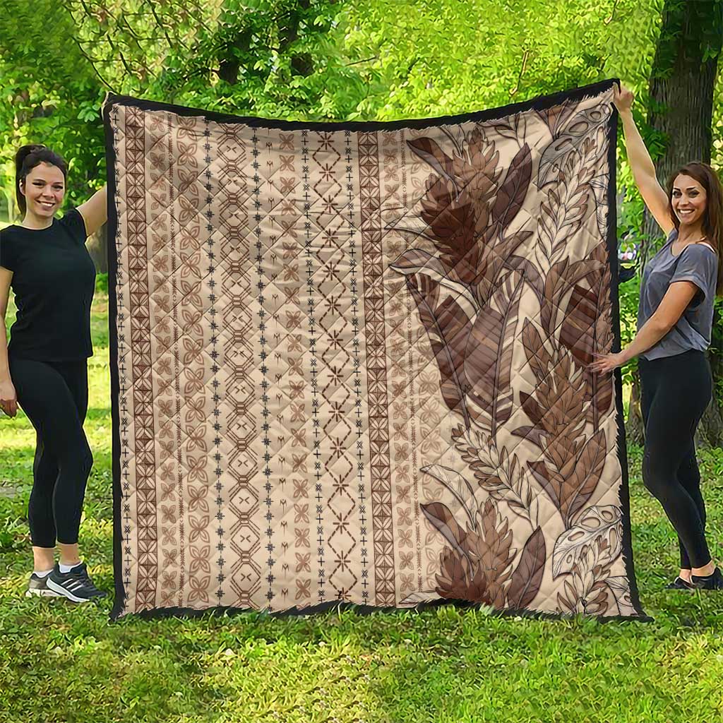 Women's Day Samoa Malu Tattoo Inspired Mix Teuila Quilt Vintage Tapa LT7 - Polynesian Pride