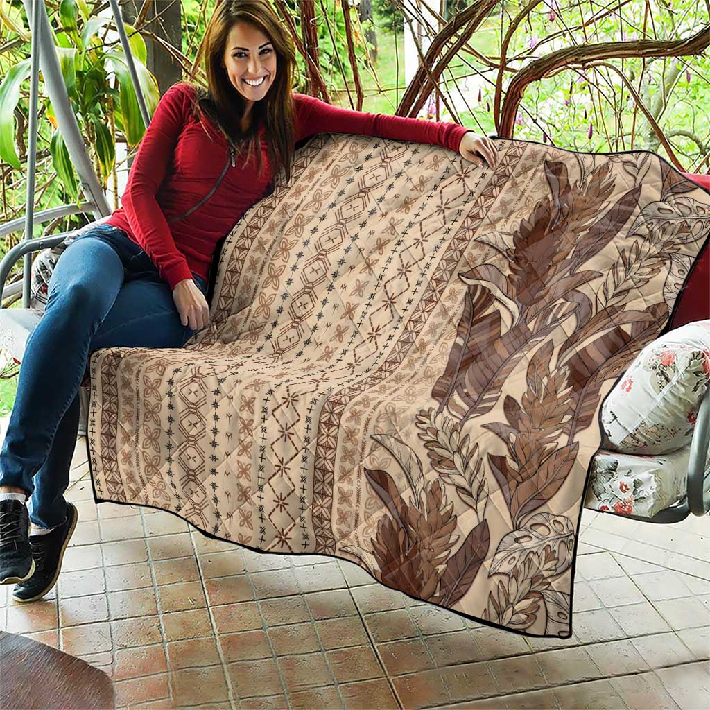 Women's Day Samoa Malu Tattoo Inspired Mix Teuila Quilt Vintage Tapa LT7 - Polynesian Pride