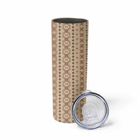 Women's Day Samoa Malu Tattoo Inspired Mix Teuila Skinny Tumbler Vintage Tapa