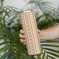 Women's Day Samoa Malu Tattoo Inspired Mix Teuila Skinny Tumbler Vintage Tapa