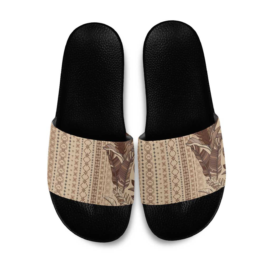 Women's Day Samoa Malu Tattoo Inspired Mix Teuila Slide Sandals Vintage Tapa