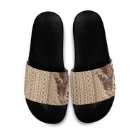 Women's Day Samoa Malu Tattoo Inspired Mix Teuila Slide Sandals Vintage Tapa