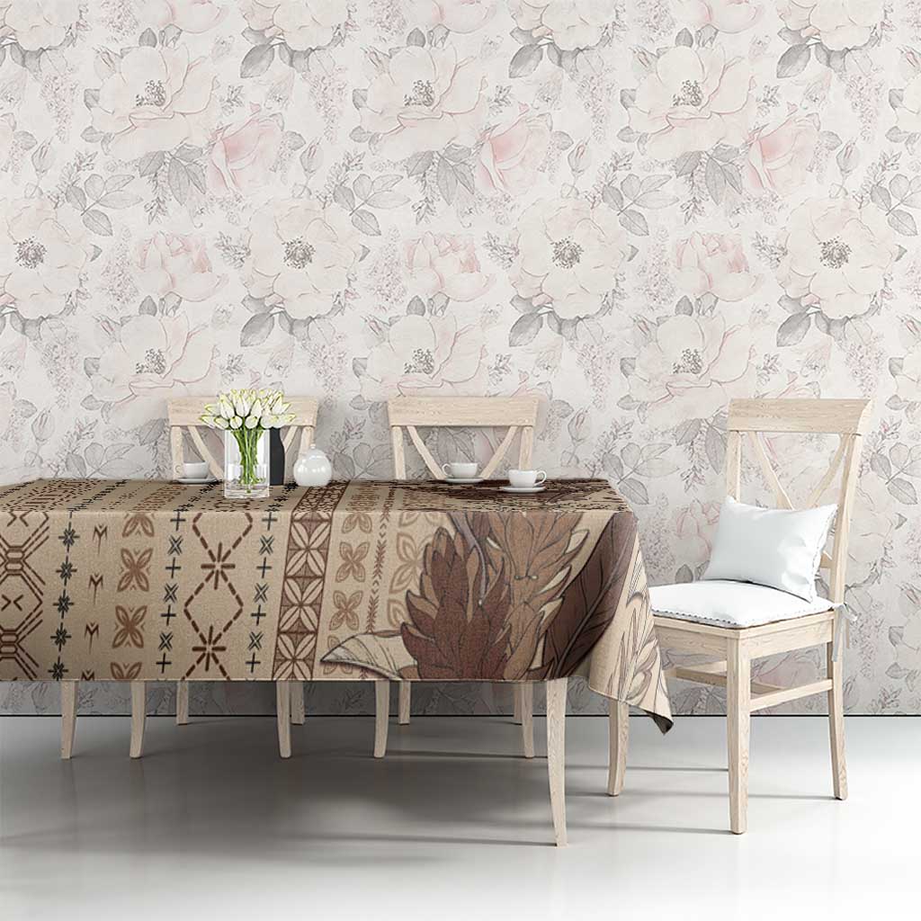 Women's Day Samoa Malu Tattoo Inspired Mix Teuila Tablecloth Vintage Tapa
