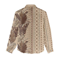 Women's Day Samoa Malu Tattoo Inspired Mix Teuila Women Casual Shirt Vintage Tapa