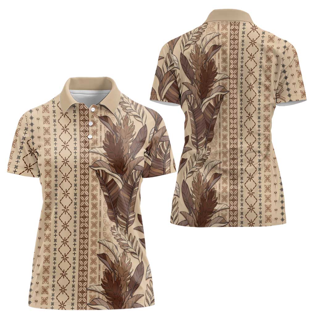Women's Day Samoa Malu Tattoo Inspired Mix Teuila Women Polo Shirt Vintage Tapa